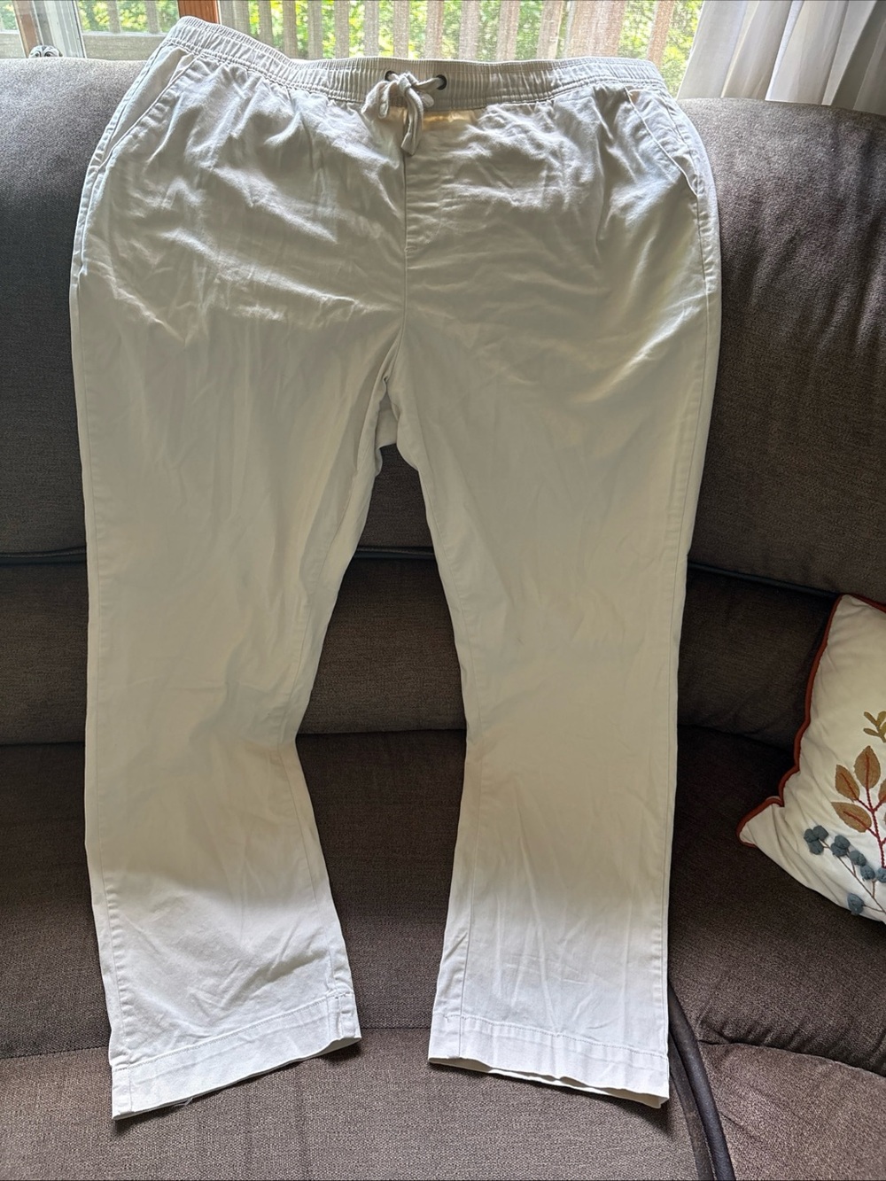 Criquet Pull On Pants Golf Slacks Men’s XXL Drawstring Cotton / Spandex Blend